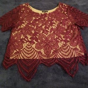 Express cropped shirt